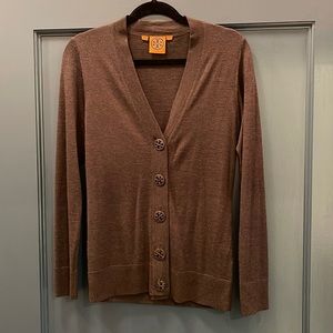 Tory Burch Brown Cardigan